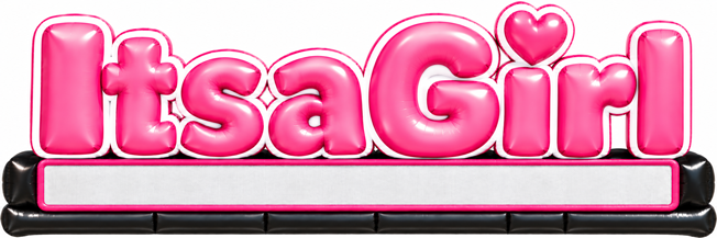 It's a Girl inflatable yard display
